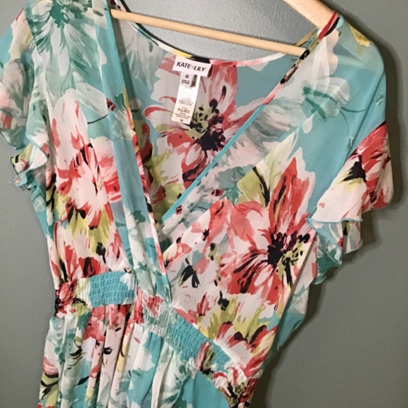 Chiffon maxi dress - Picture 2 of 4